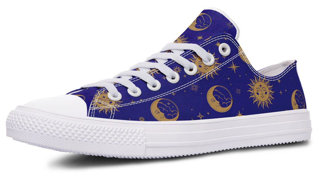 Sun Moon And Stars Low Tops (Wide)