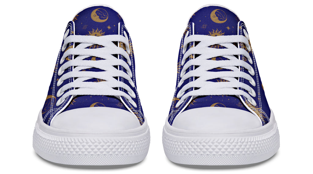 Sun Moon And Stars Low Tops (Wide)