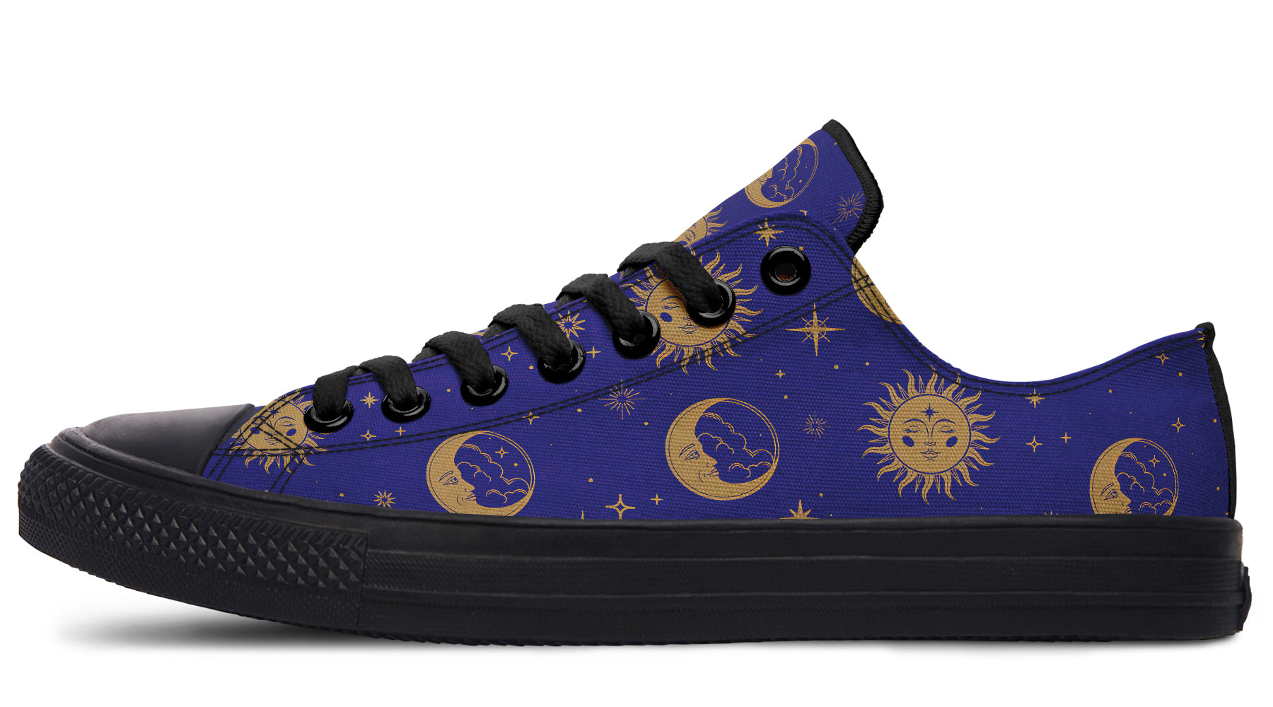 Sun Moon And Stars Low Tops (Wide)