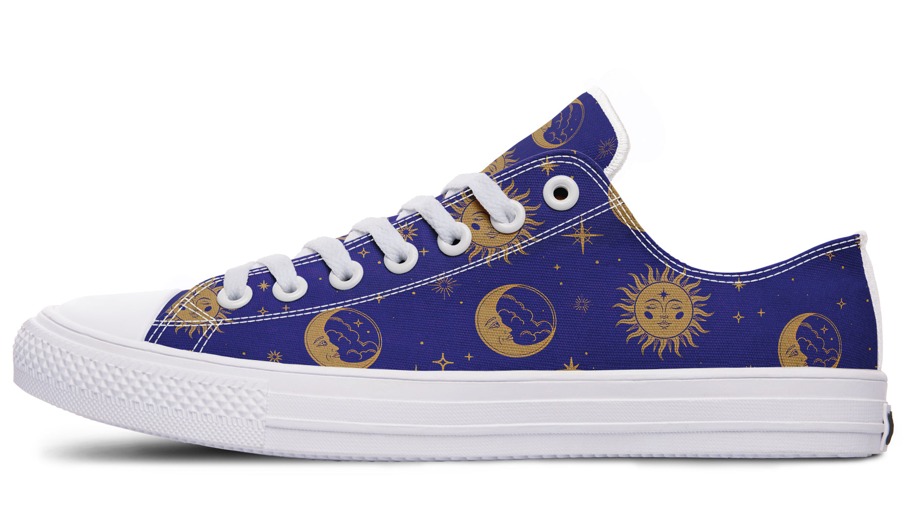 Sun Moon And Stars Low Tops (Wide)