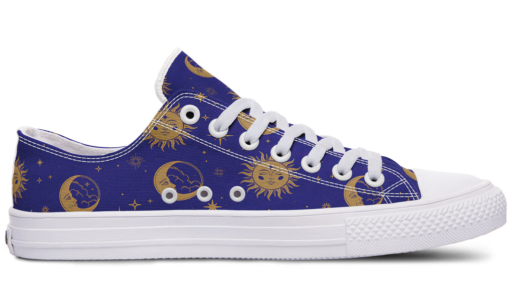 Sun Moon And Stars Low Tops (Wide)