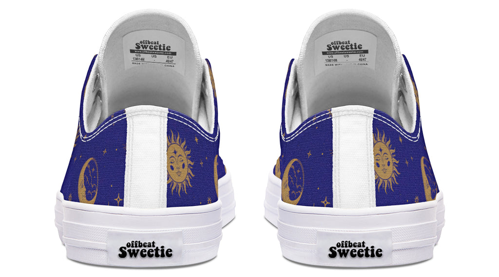 Sun Moon And Stars Low Tops (Wide)
