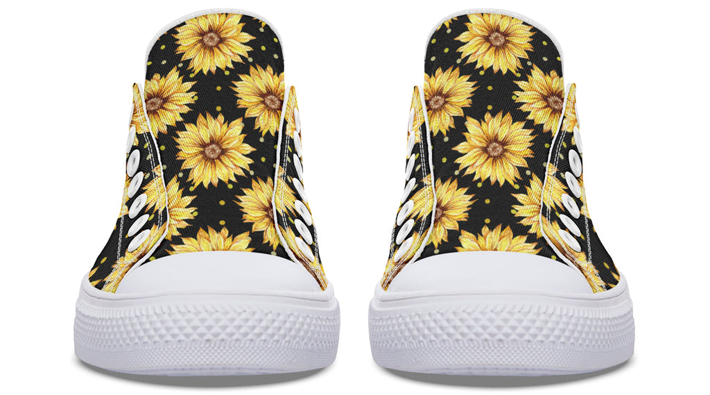 Sunflowers Low Tops (Wide)