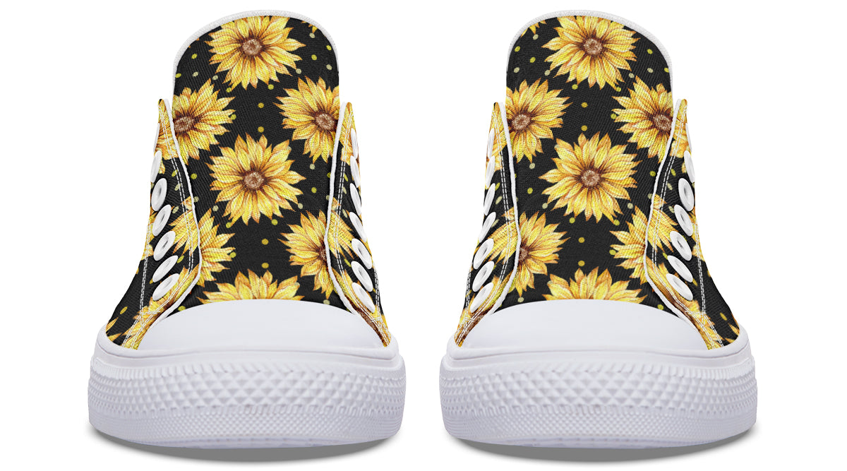 Sunflowers Low Tops (Wide)
