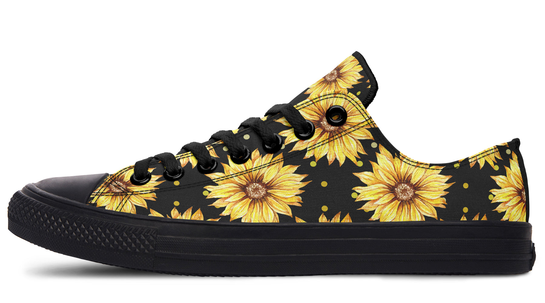 Sunflowers Low Tops (Wide)