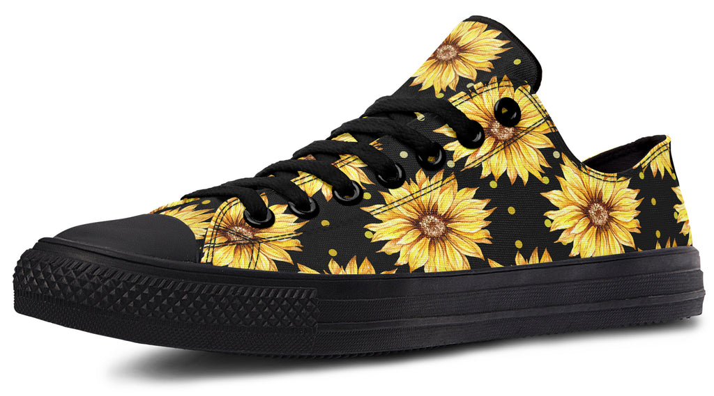 Sunflowers Low Tops - Offbeat Sweetie