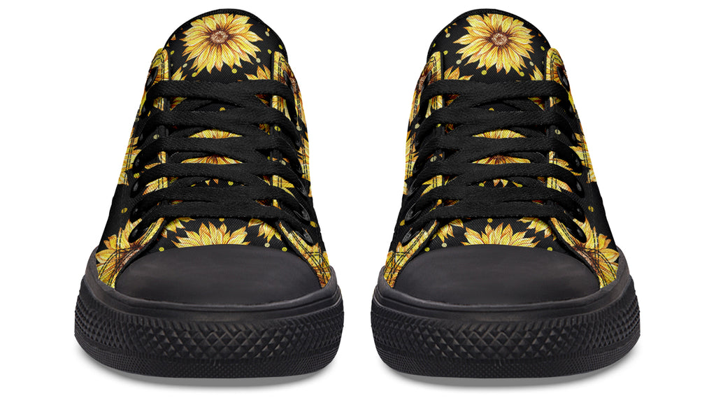 Sunflowers Low Tops - Offbeat Sweetie