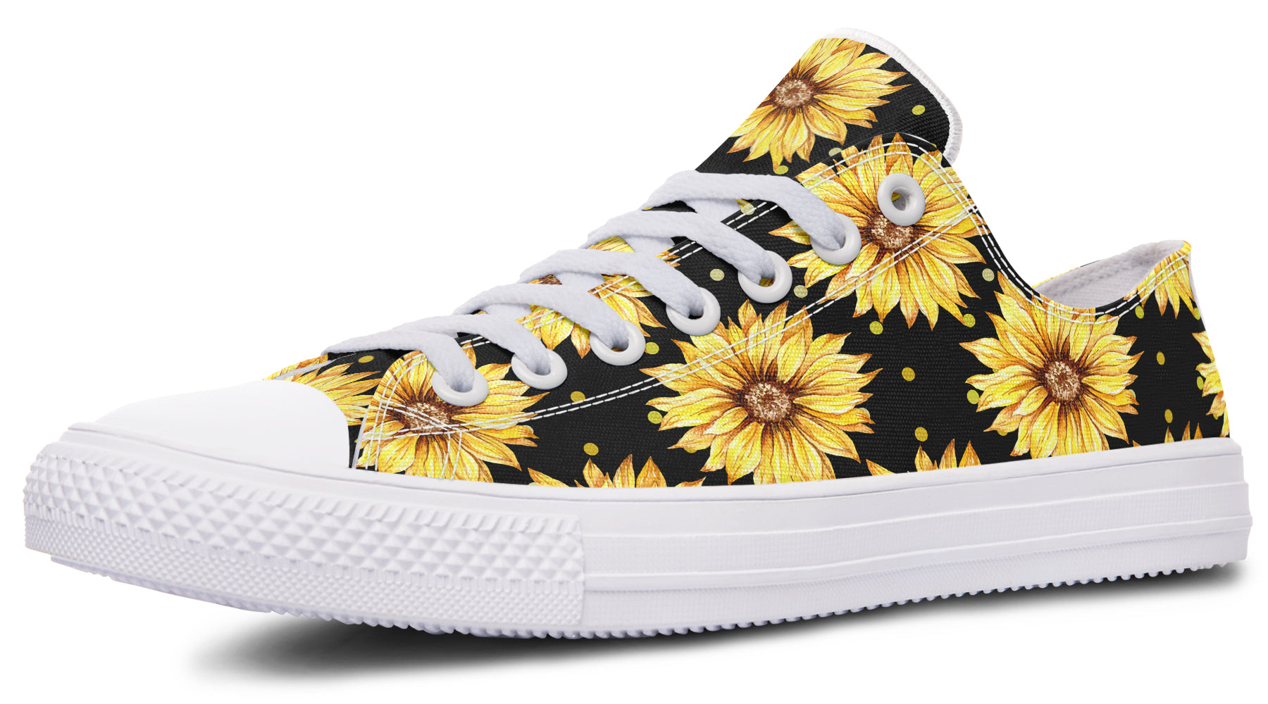 Sunflowers Low Tops - Offbeat Sweetie