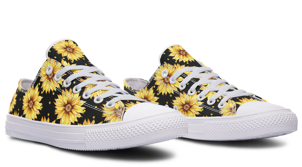 Sunflowers Low Tops - Offbeat Sweetie