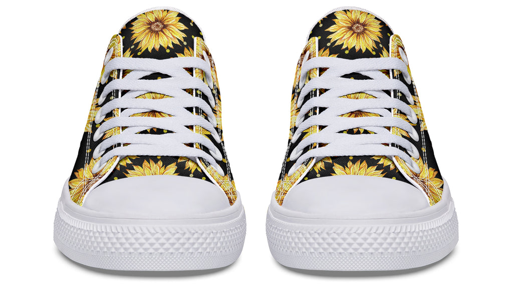 Sunflowers Low Tops - Offbeat Sweetie