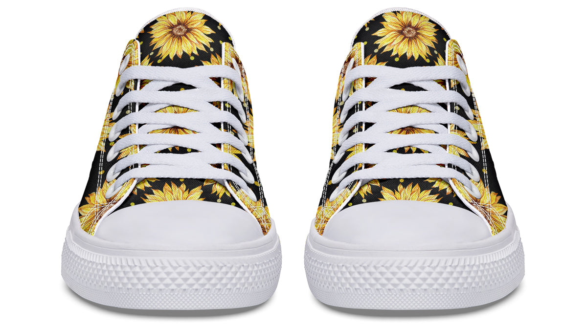 Sunflowers Low Tops - Offbeat Sweetie