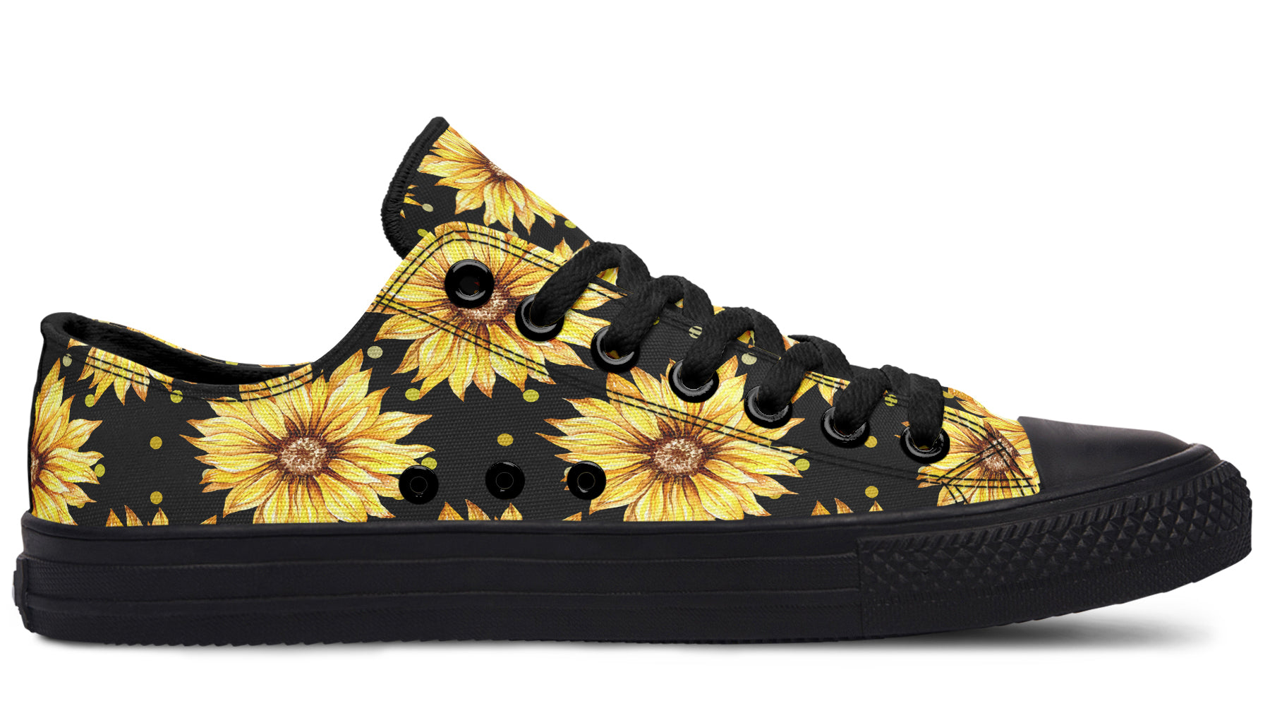 Sunflowers Low Tops - Offbeat Sweetie