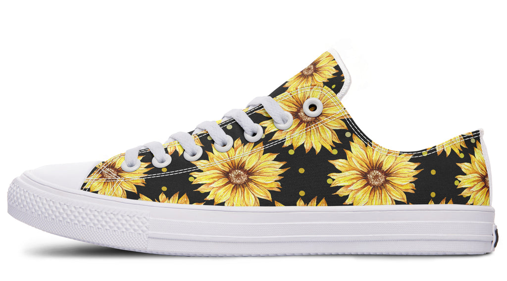 Sunflowers Low Tops - Offbeat Sweetie