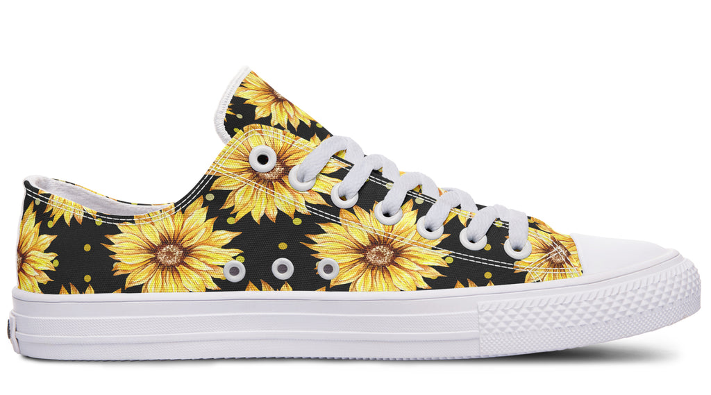 Sunflowers Low Tops - Offbeat Sweetie