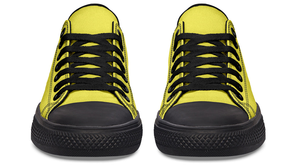 Sunny Yellow Low Tops - Offbeat Sweetie