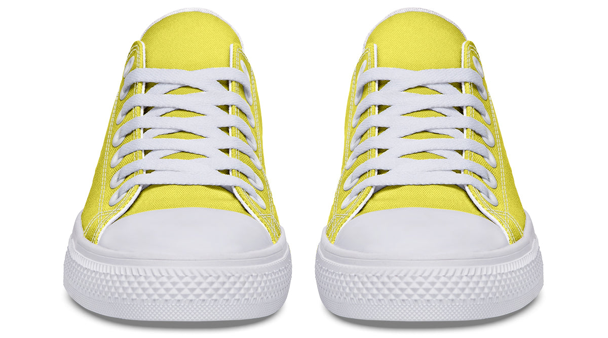 Sunny Yellow Low Tops - Offbeat Sweetie