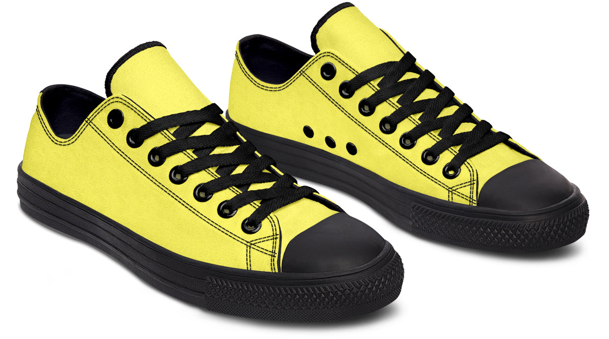 Sunny Yellow Low Tops (Wide)