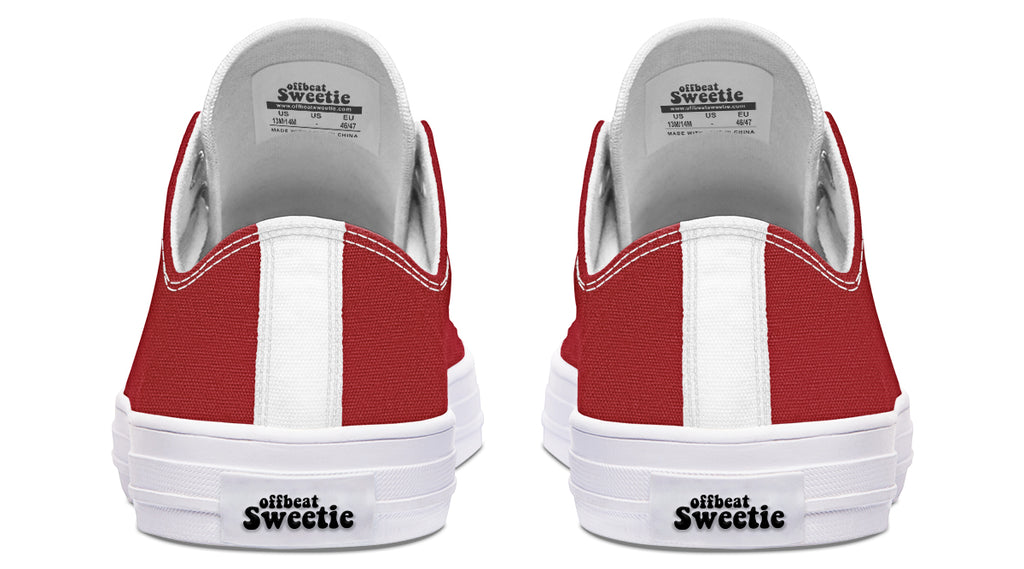 Toffee Apple Low Tops - Offbeat Sweetie