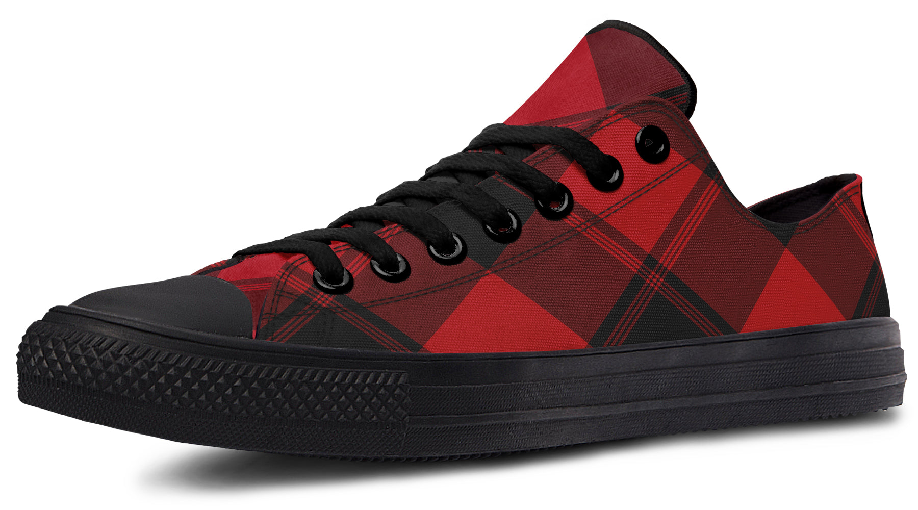 Toffee Apple Plaid Low Tops