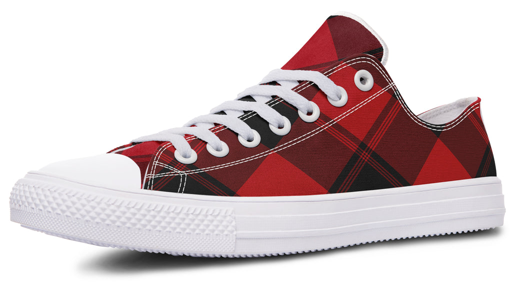 Toffee Apple Plaid Low Tops