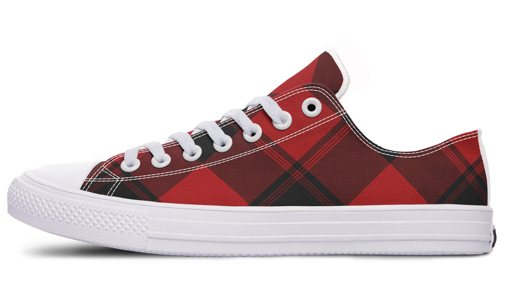 Toffee Apple Plaid Low Tops
