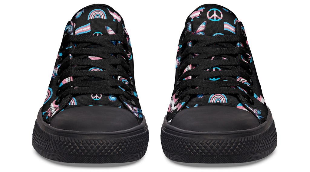 Trans Love Low Tops - Offbeat Sweetie