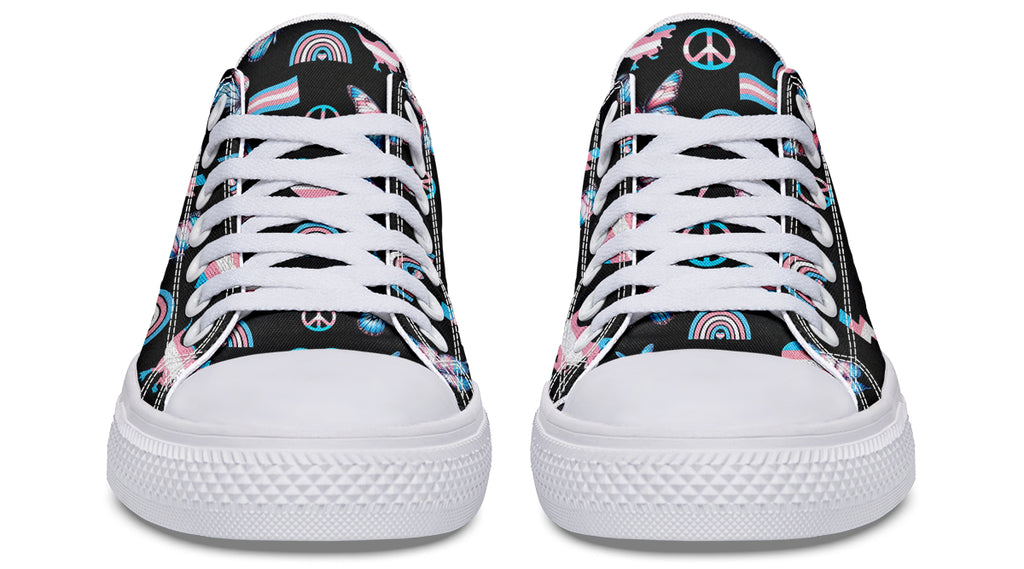 Trans Love Low Tops - Offbeat Sweetie