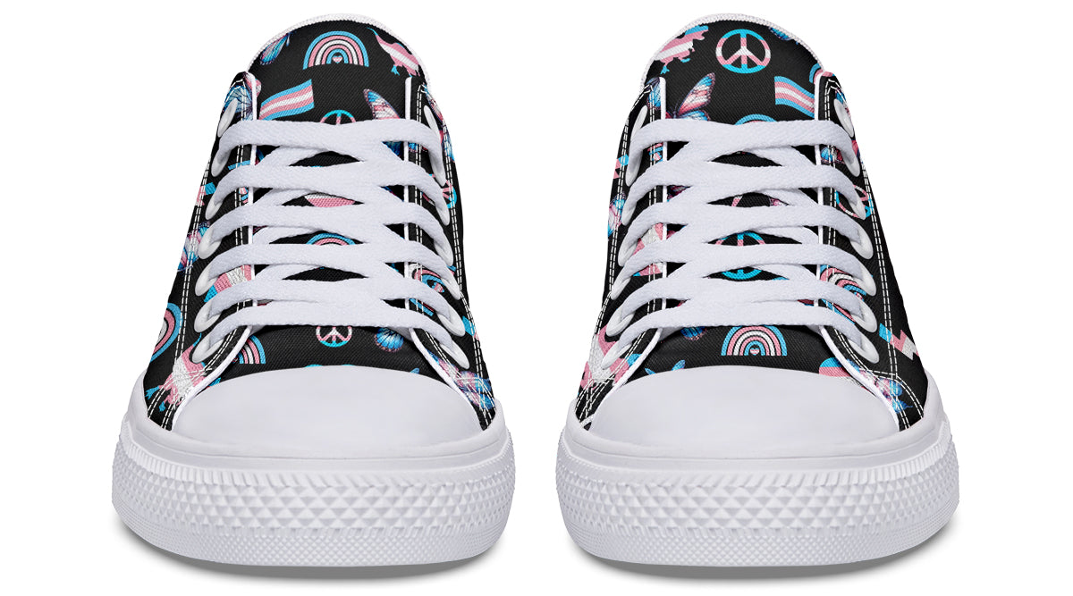 Trans Love Low Tops - Offbeat Sweetie