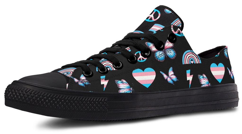 Trans Love Low Tops (Wide)