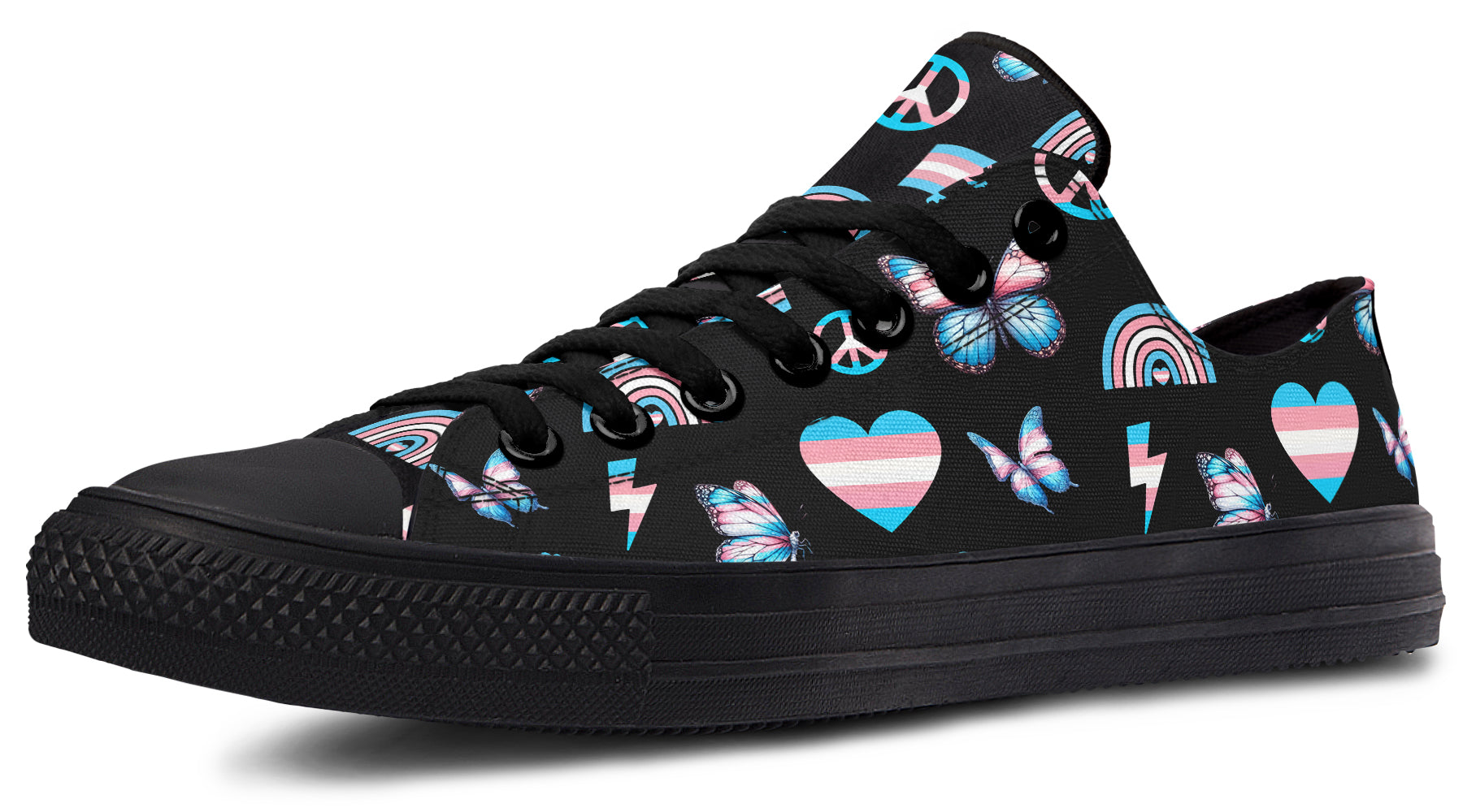 Trans Love Low Tops (Wide)