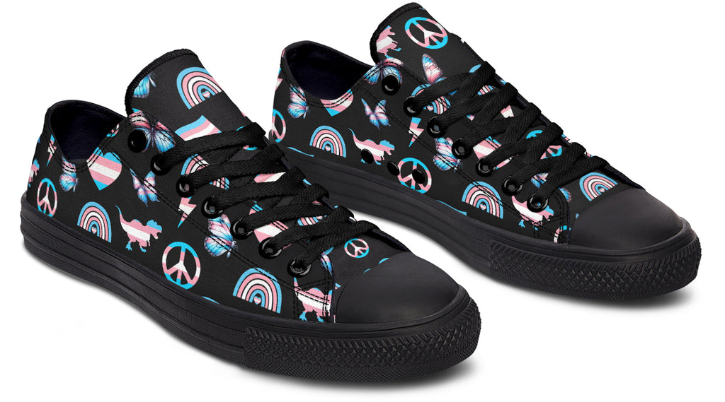 Trans Love Low Tops (Wide)