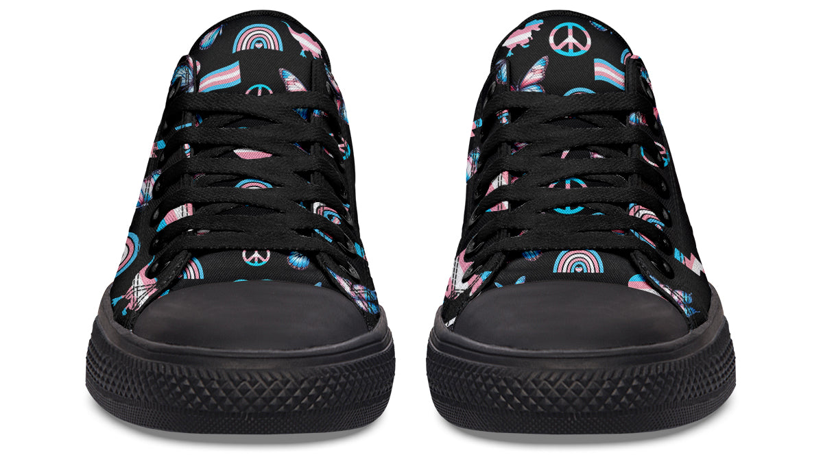 Trans Love Low Tops (Wide)