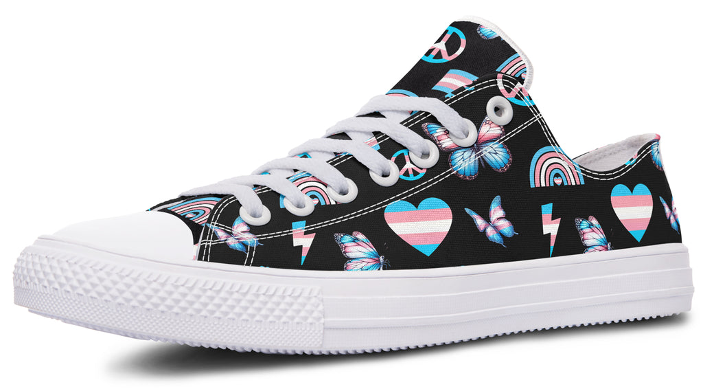 Trans Love Low Tops (Wide)