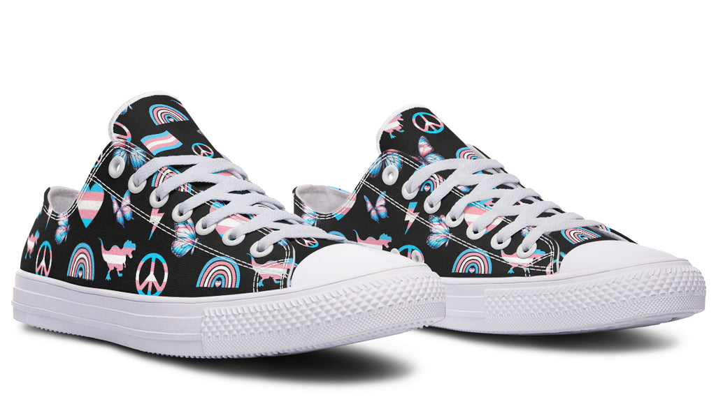 Trans Love Low Tops (Wide)
