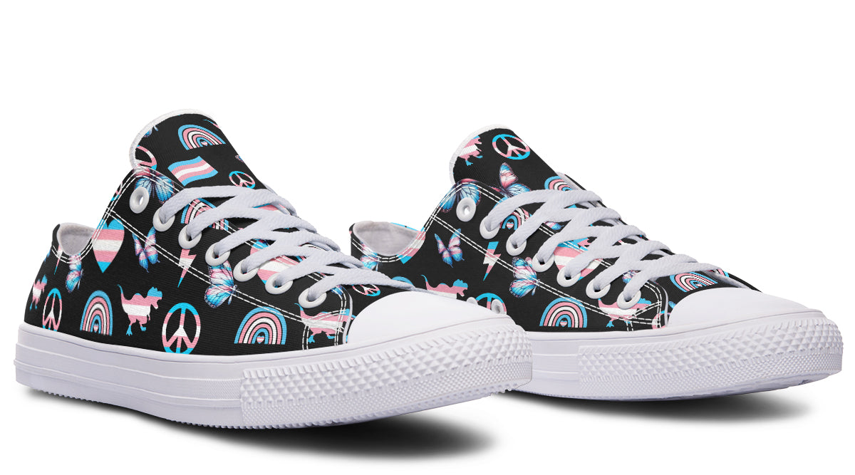 Trans Love Low Tops (Wide)