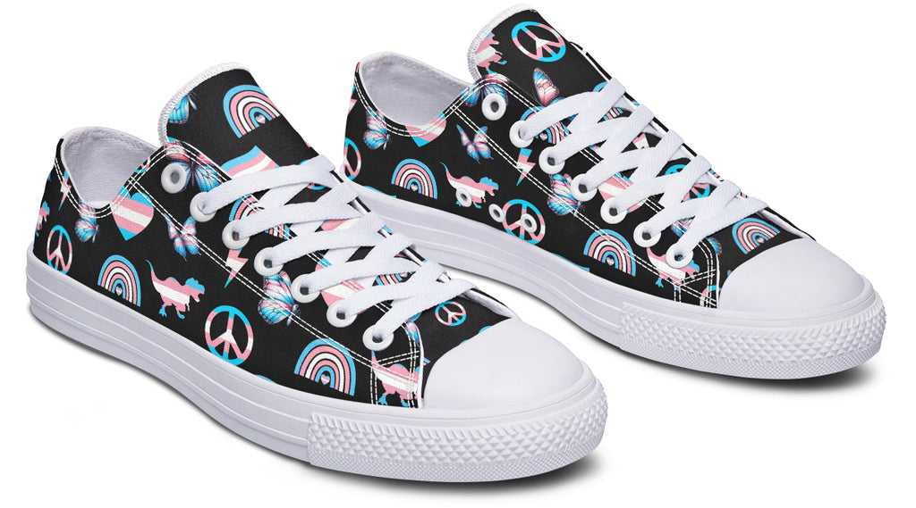 Trans Love Low Tops (Wide)