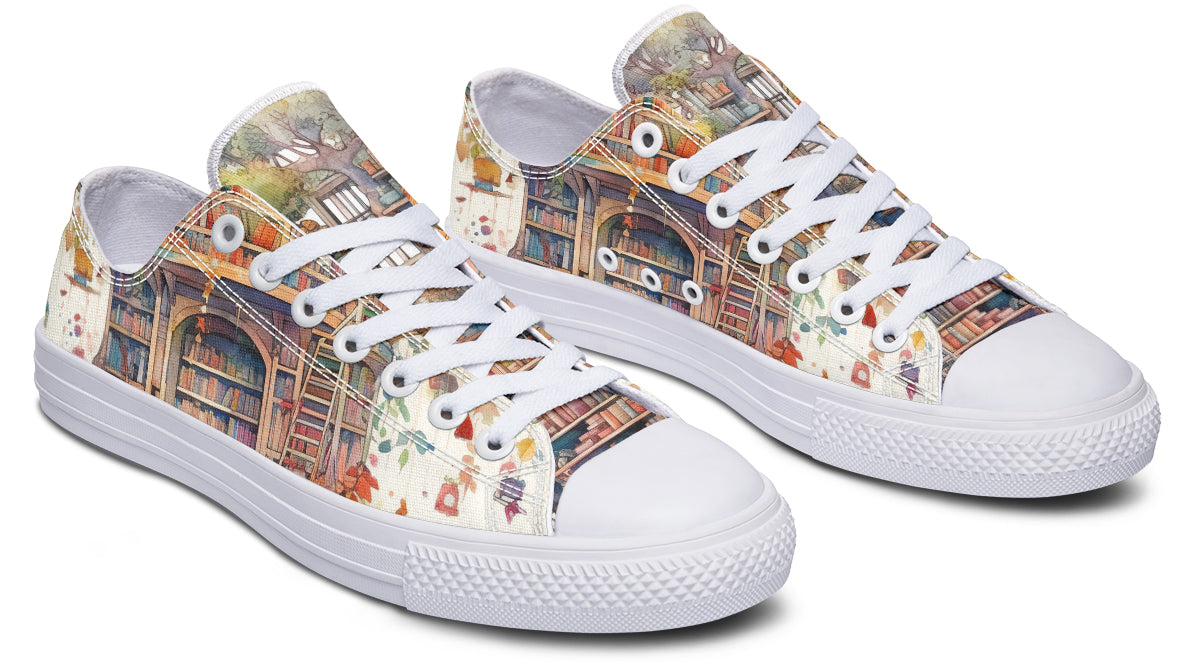 Tree Library Low Tops (Wide)