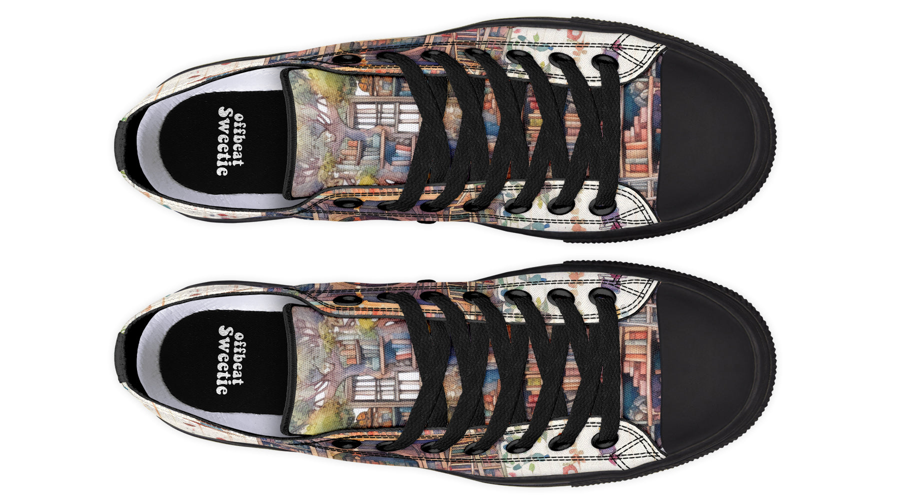 Tree Library Low Tops - Offbeat Sweetie