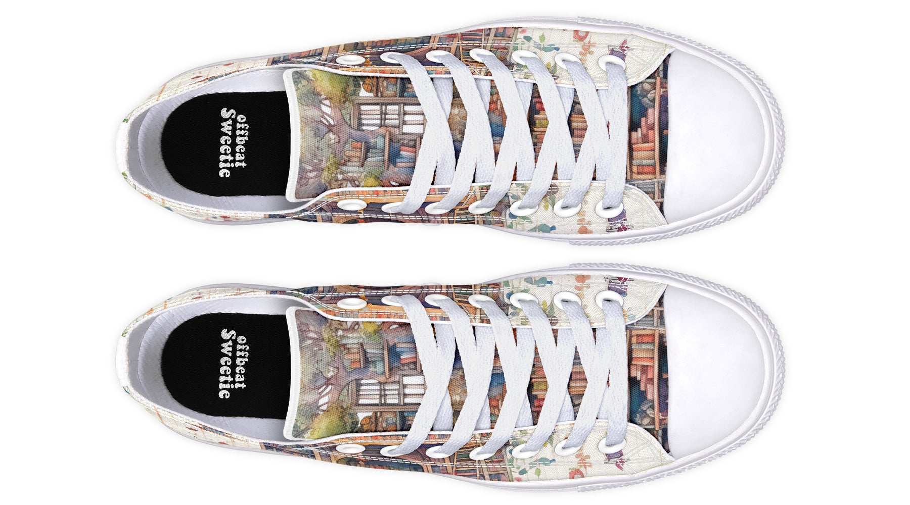Tree Library Low Tops - Offbeat Sweetie