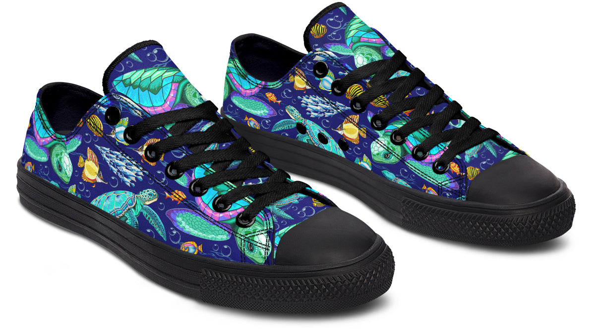 Turtle Tide Low Tops (Wide)