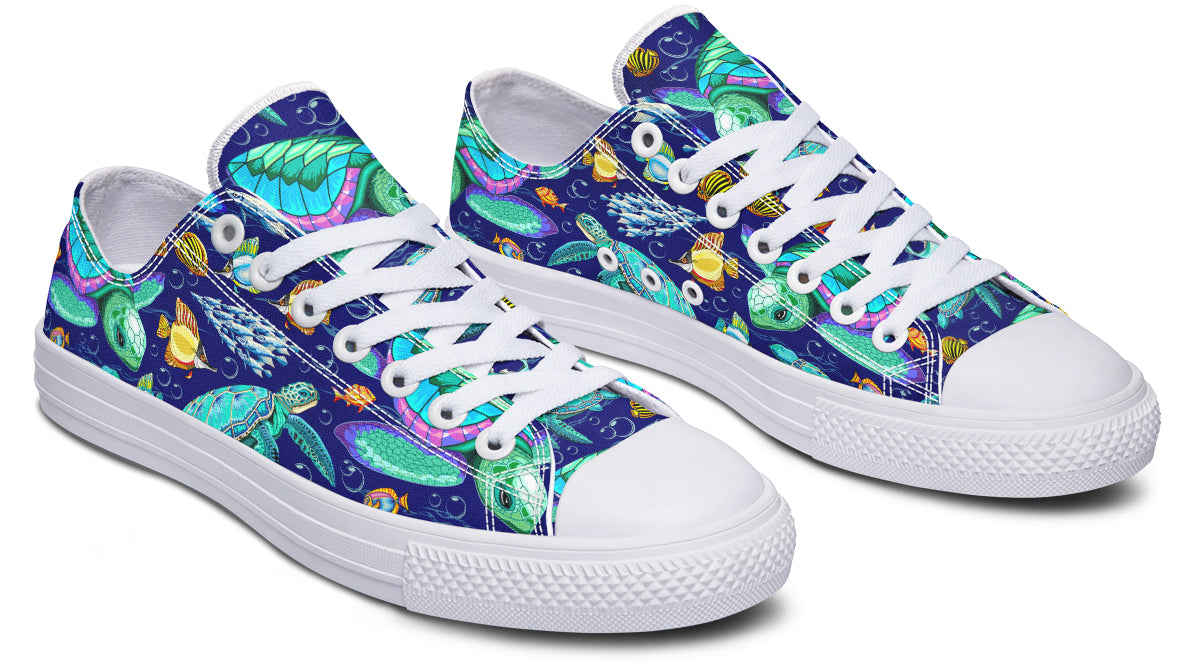 Turtle Tide Low Tops (Wide)