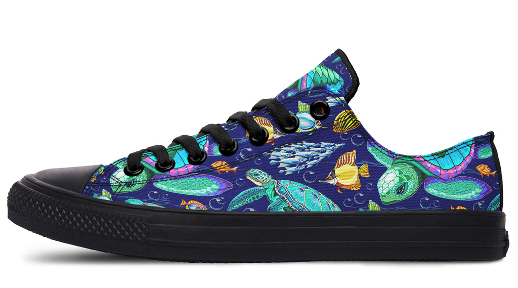 Turtle Tide Low Tops (Wide)