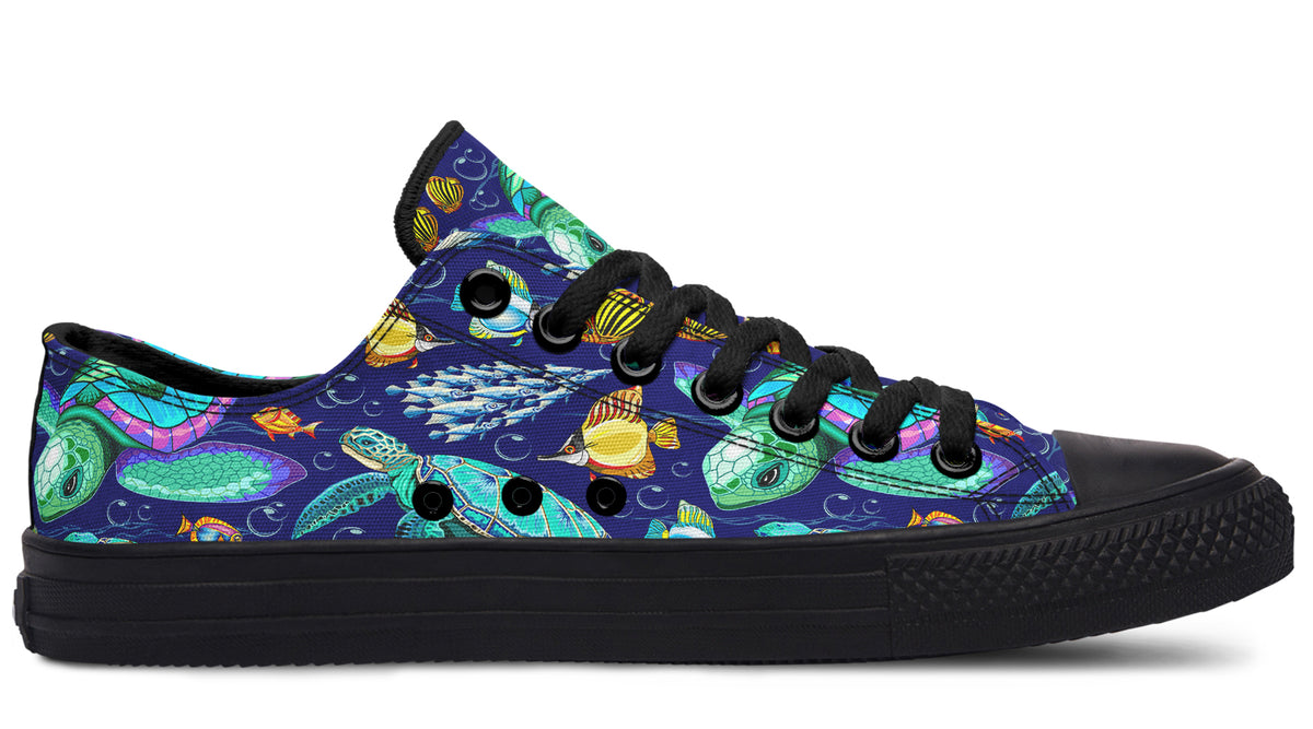 Turtle Tide Low Tops (Wide)