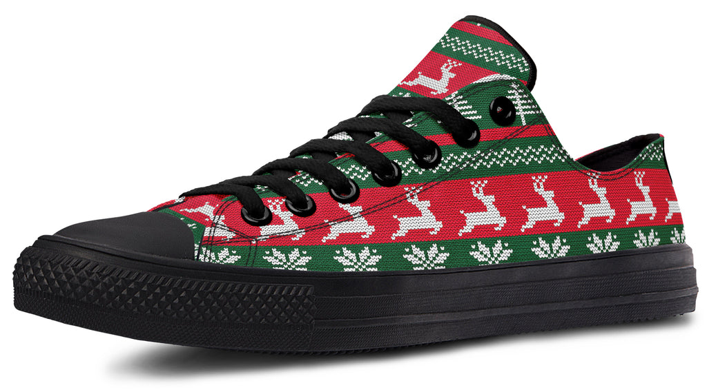 Ugly Christmas Low Tops Offbeat Sweetie