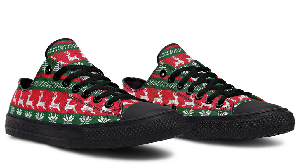 Ugly Christmas Low Tops Offbeat Sweetie