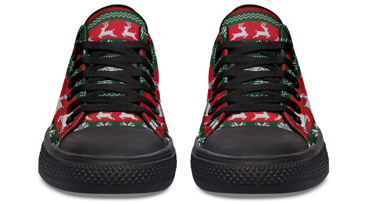 Ugly Christmas Low Tops Offbeat Sweetie
