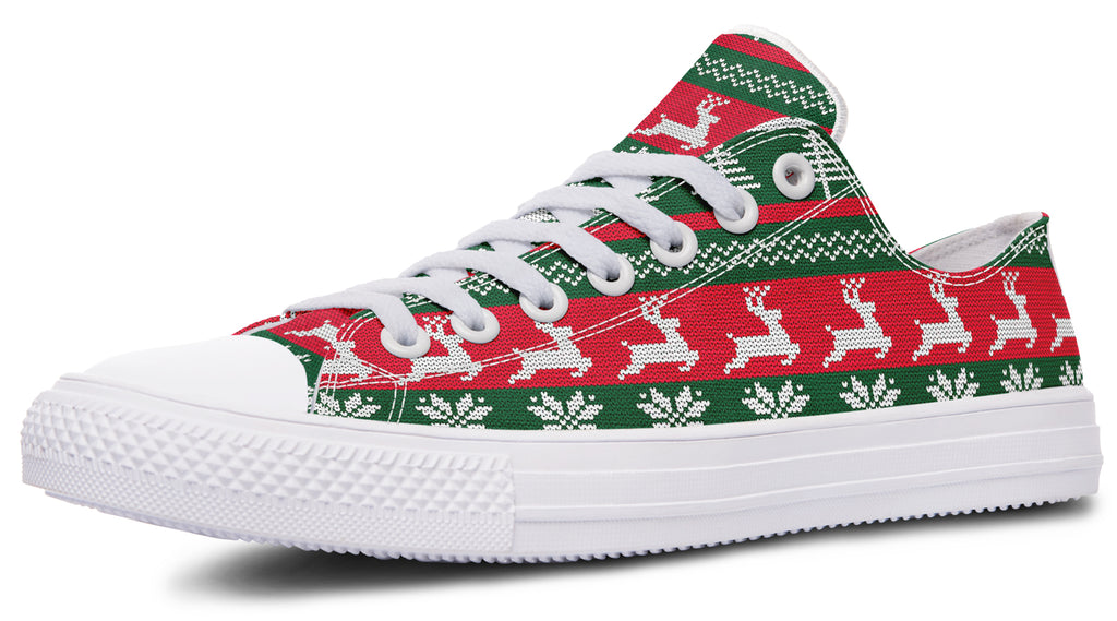 Ugly Christmas Low Tops Offbeat Sweetie