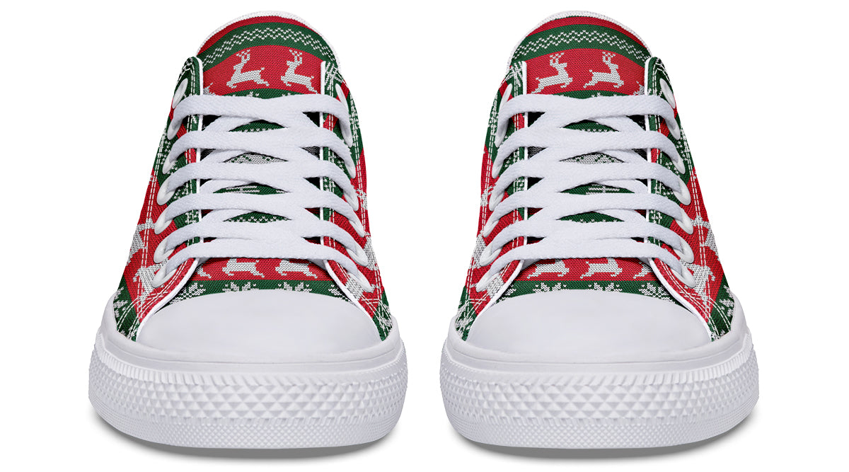 Ugly Christmas Low Tops Offbeat Sweetie