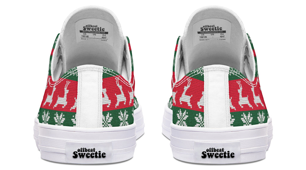 Ugly Christmas Low Tops Offbeat Sweetie