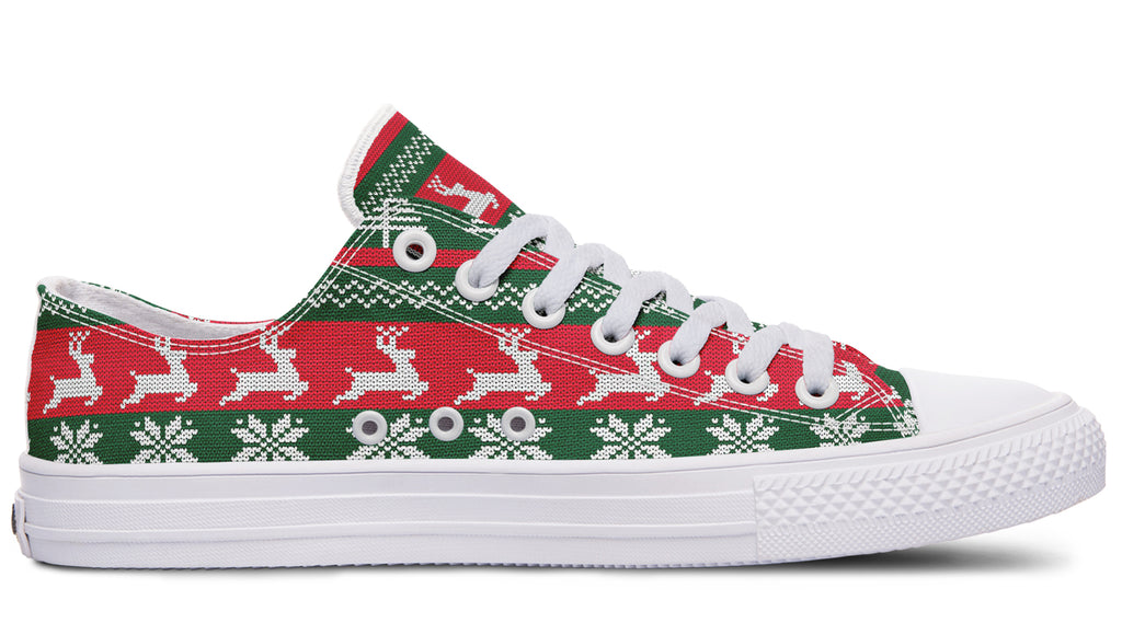 Ugly Christmas Low Tops (Wide)